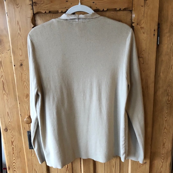 SOLD. EUC! Chico’s faux suede & knit jacket! Chicos sz 2 - Picture 6 of 8